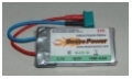 Battery LiPo DesirePower 1S/1P 1300 mAh 22C